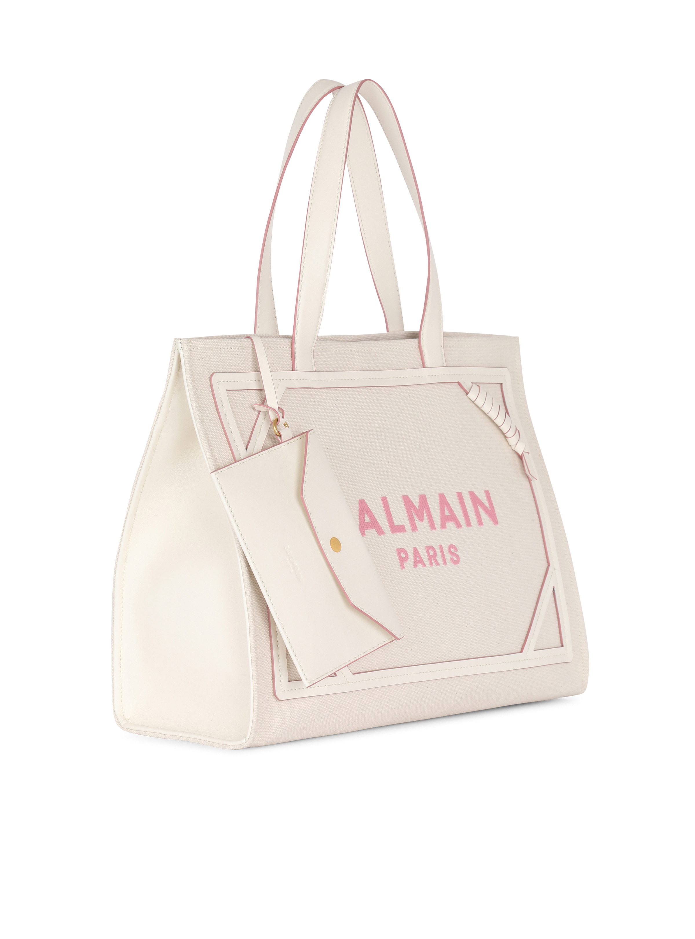 B-Army 42 canvas tote bag with leather details - 3