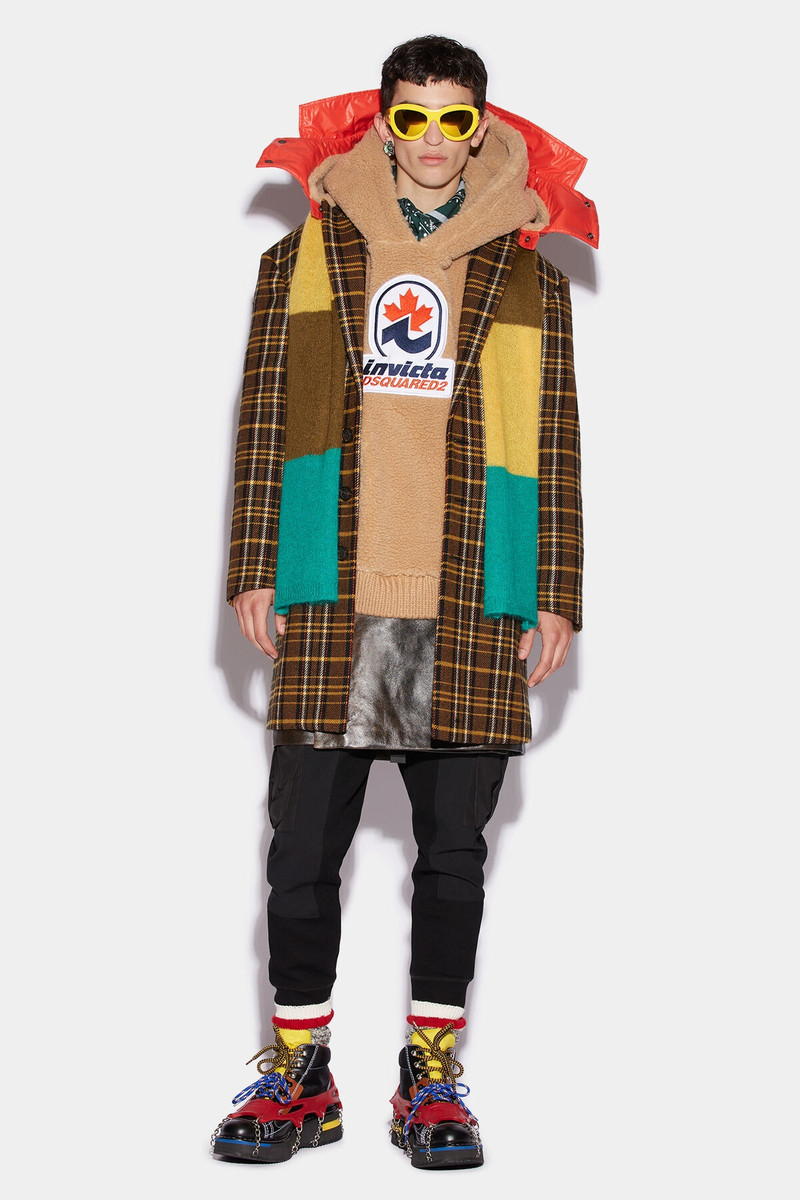 TECHNO HOODED 80'S COAT 1