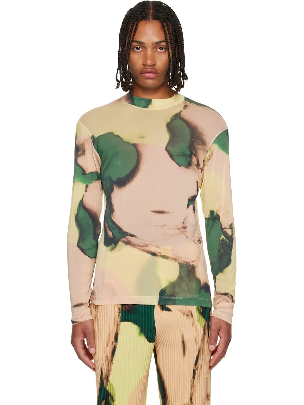 Multicolor Agate Sheer T-shirt - 1