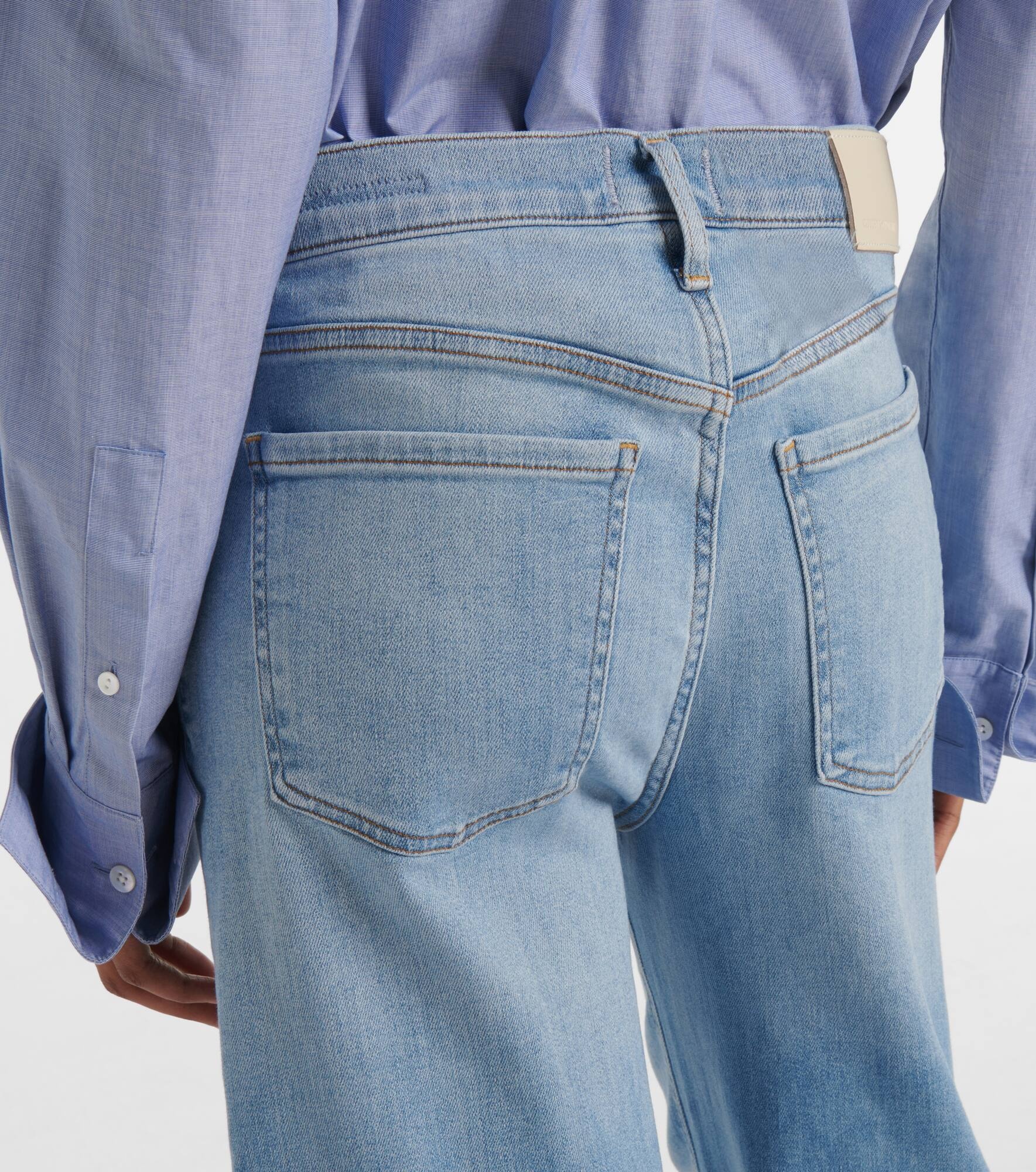 Lyra cropped wide-leg jeans - 7