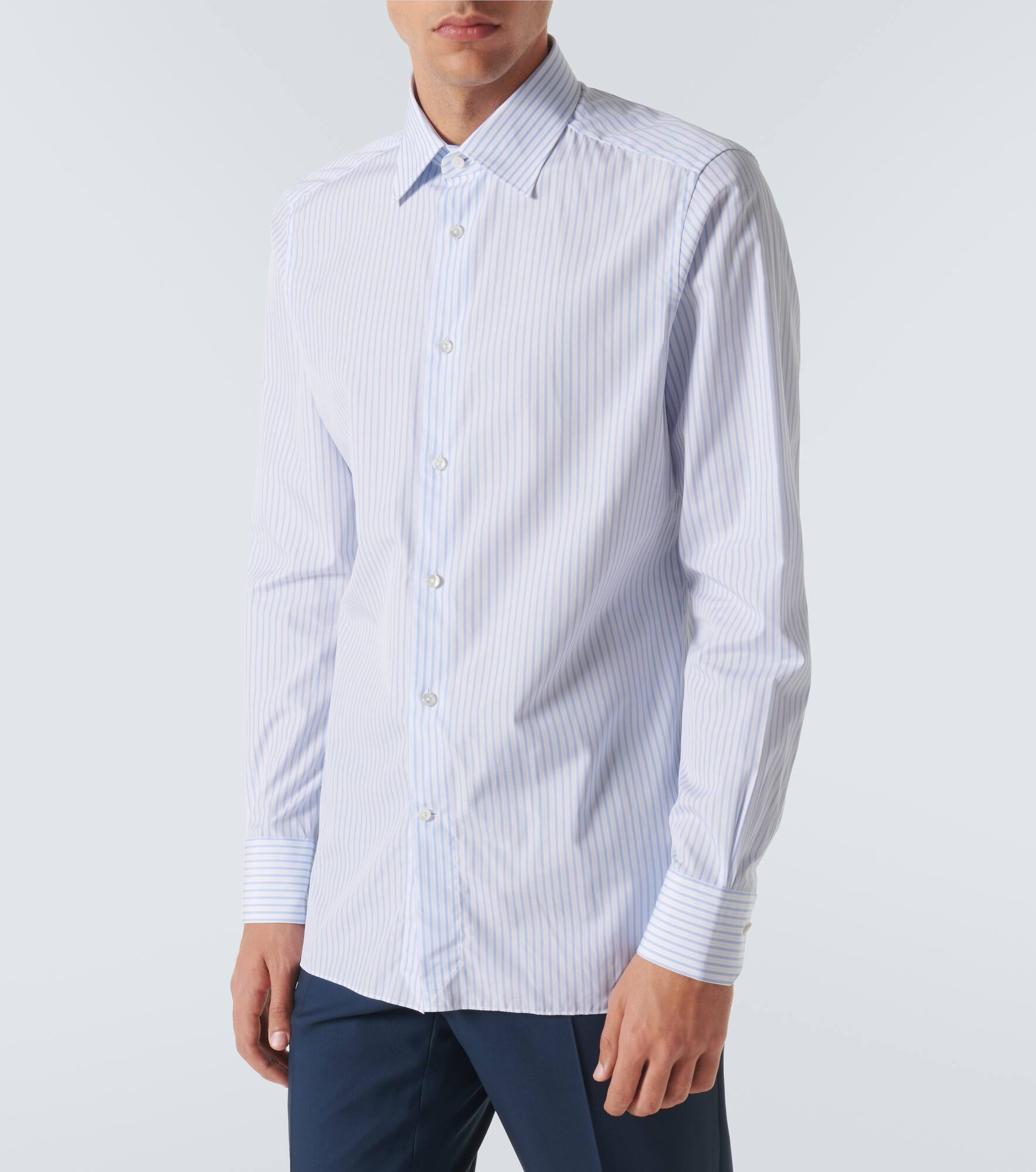 Striped cotton Oxford shirt - 3