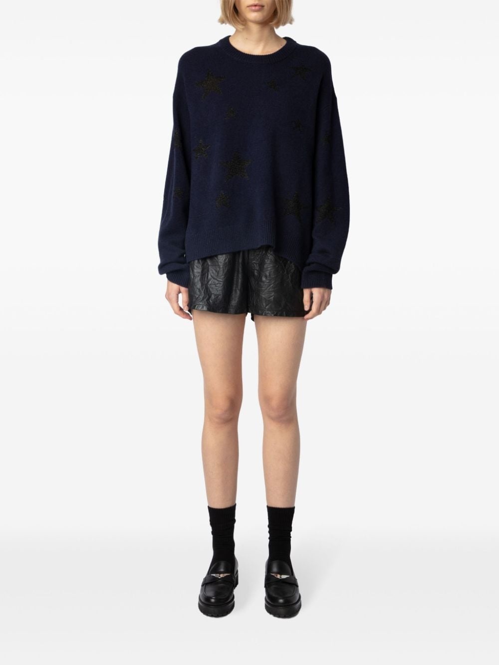 sequin-embellished jumper - 2