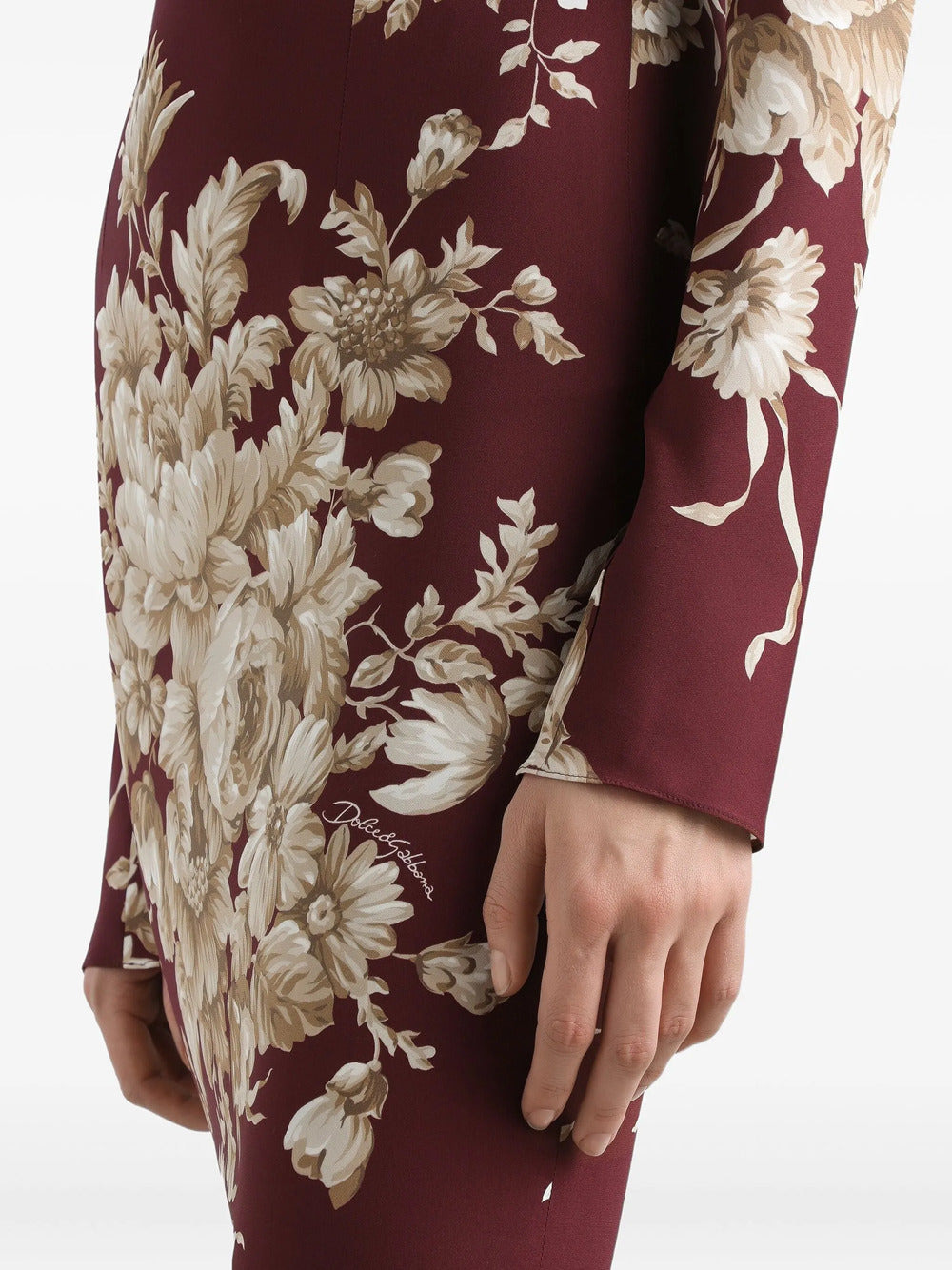 Dolce & Gabbana Women Long-Sleeved Floral Dress - 3