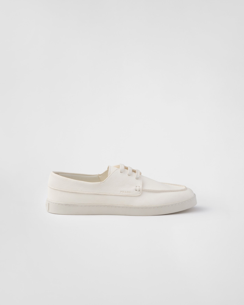 Prada Leather lace-up shoes outlook