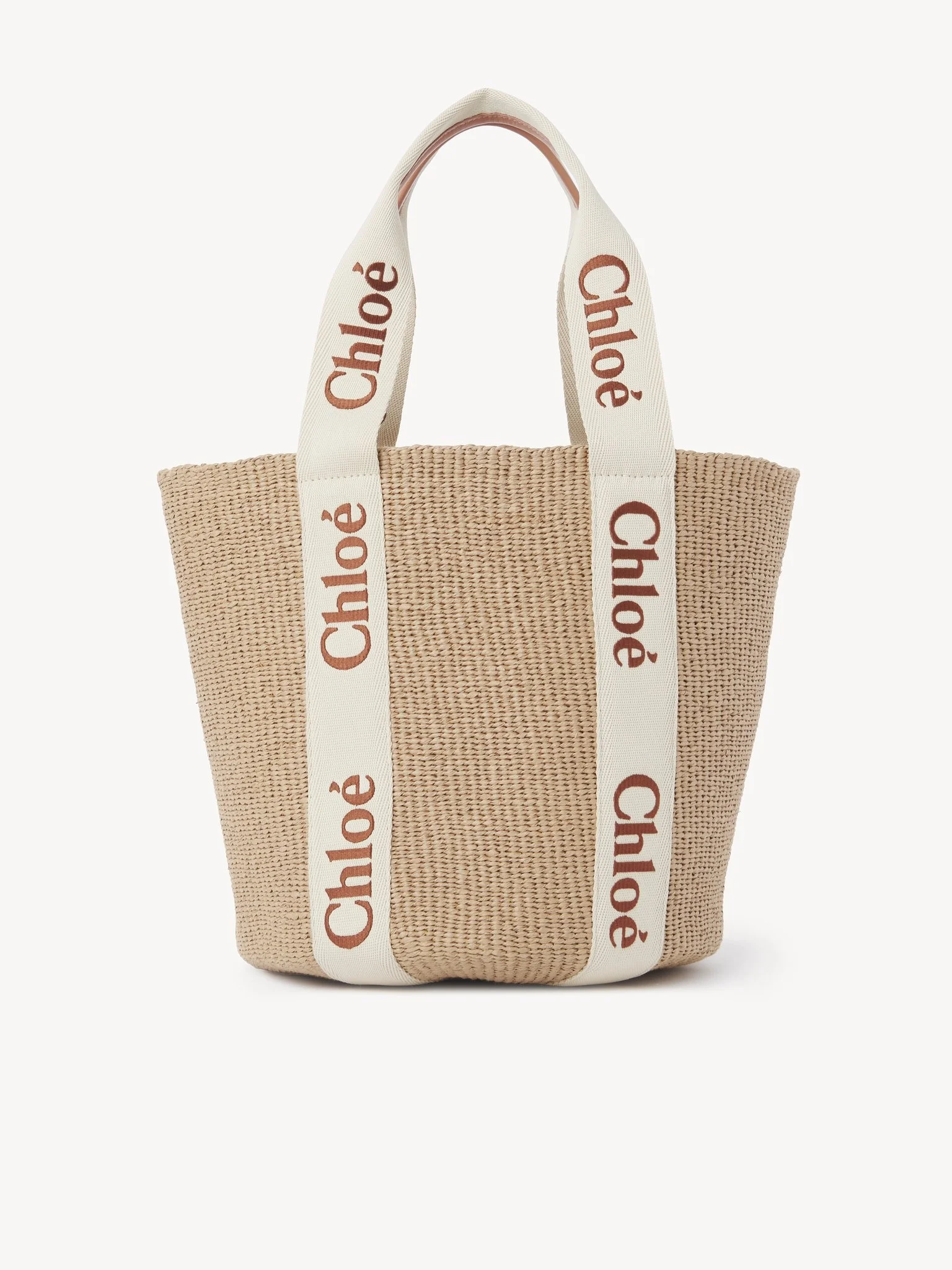 LARGE WOODY BASKET IN NATURAL FIBERS - 1