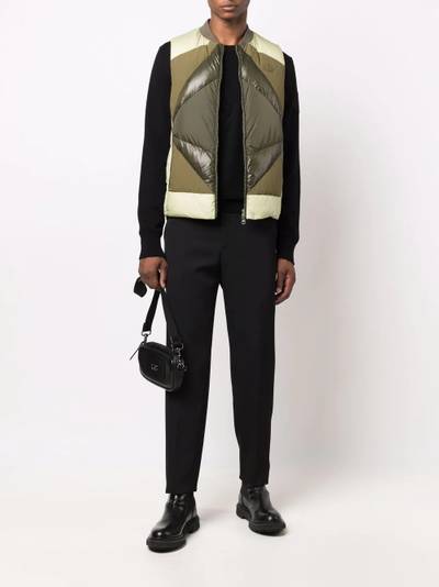 Moncler Kiyose geometric-quilted gilet outlook