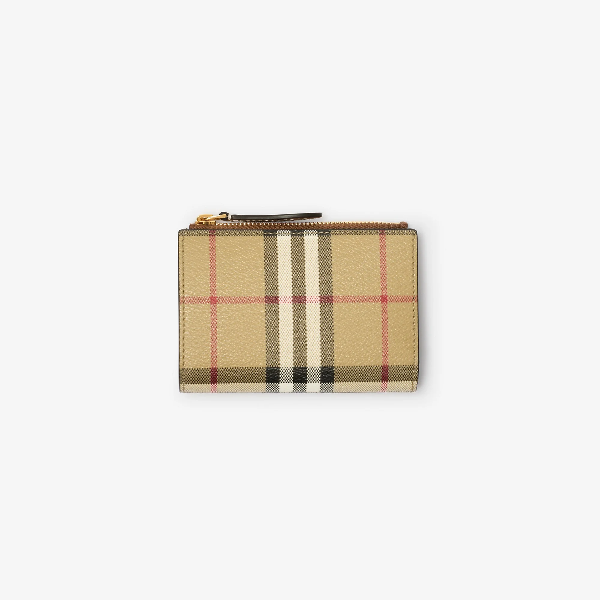 Small Check Bifold Wallet - 1
