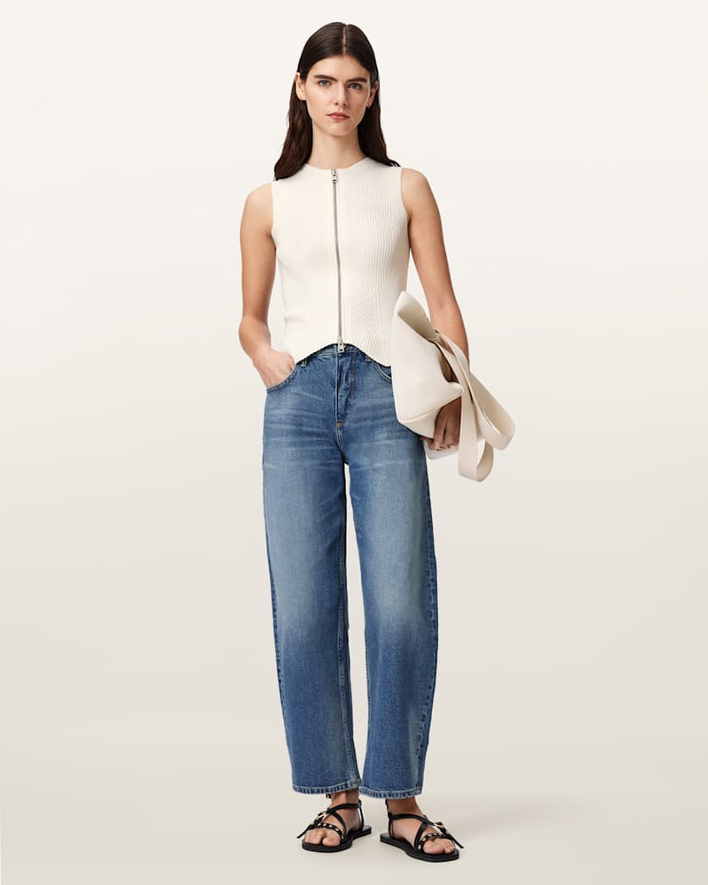 ALLSAINTS CRUZ ZIP SLIM FIT VEST outlook