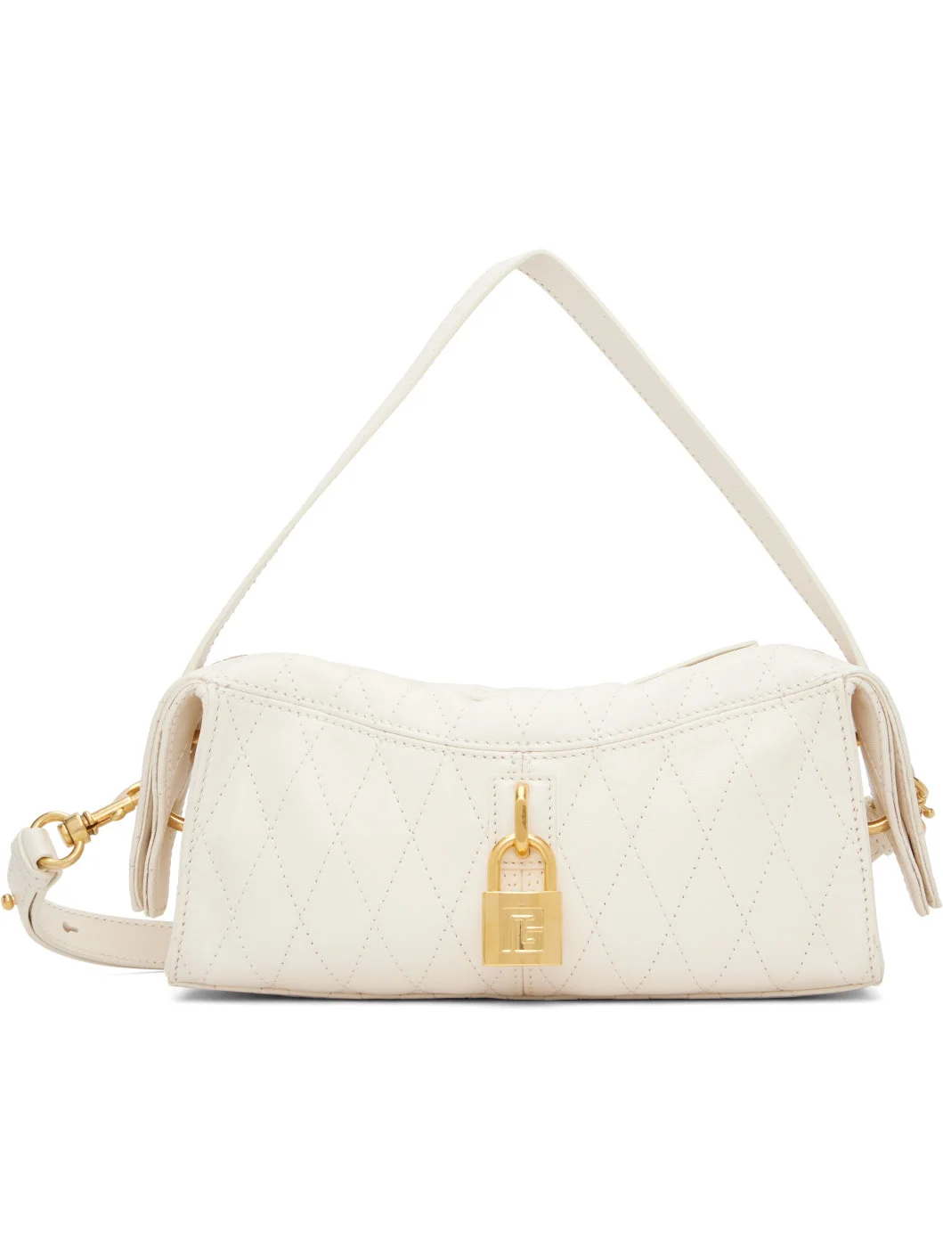 Off-White Small Pulse Smooth Topstitched Leather Bag - 1