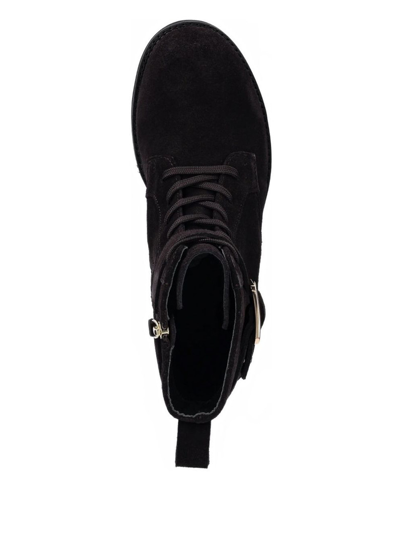 buckle lace-up combat boots 3