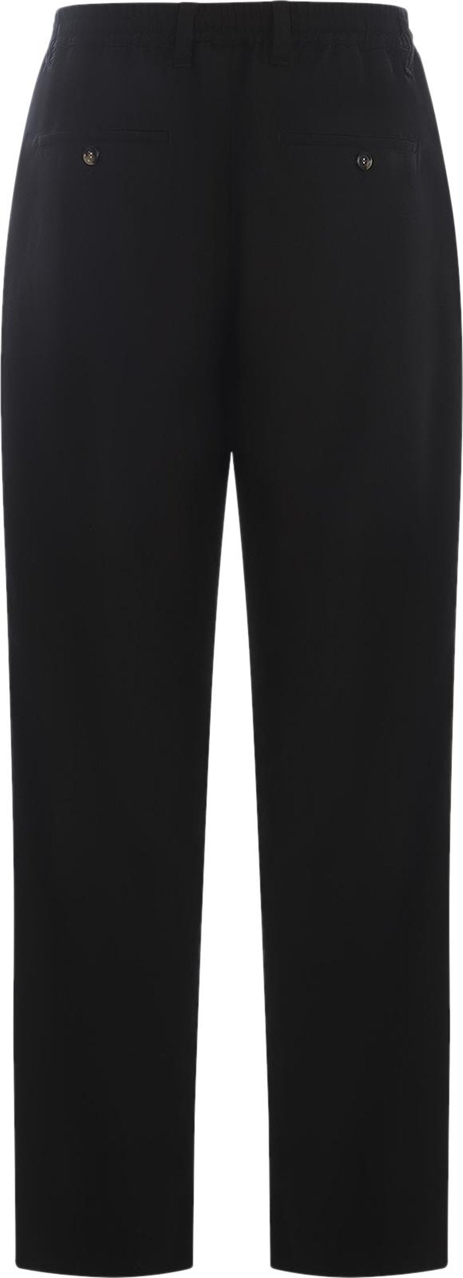 TROUSERS IN COOL WOOL (BLACK) - 3