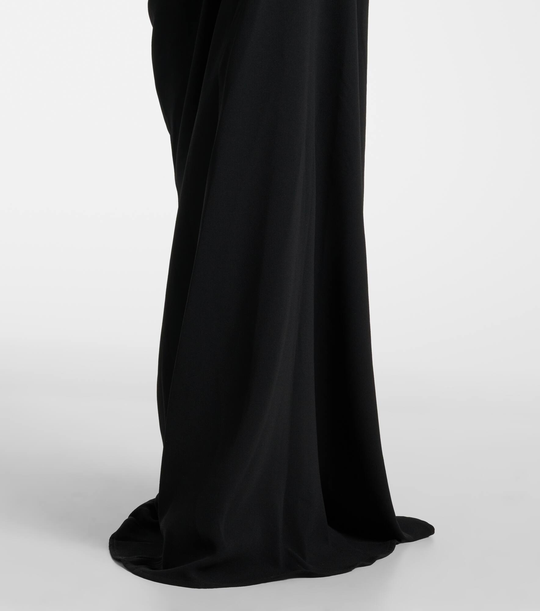 Draped maxi skirt - 5