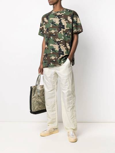 Off-White camouflage-print crew-neck T-shirt outlook