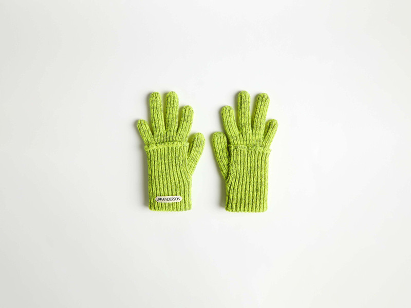 MOULINE GLOVES IN NEON YELLOW 1