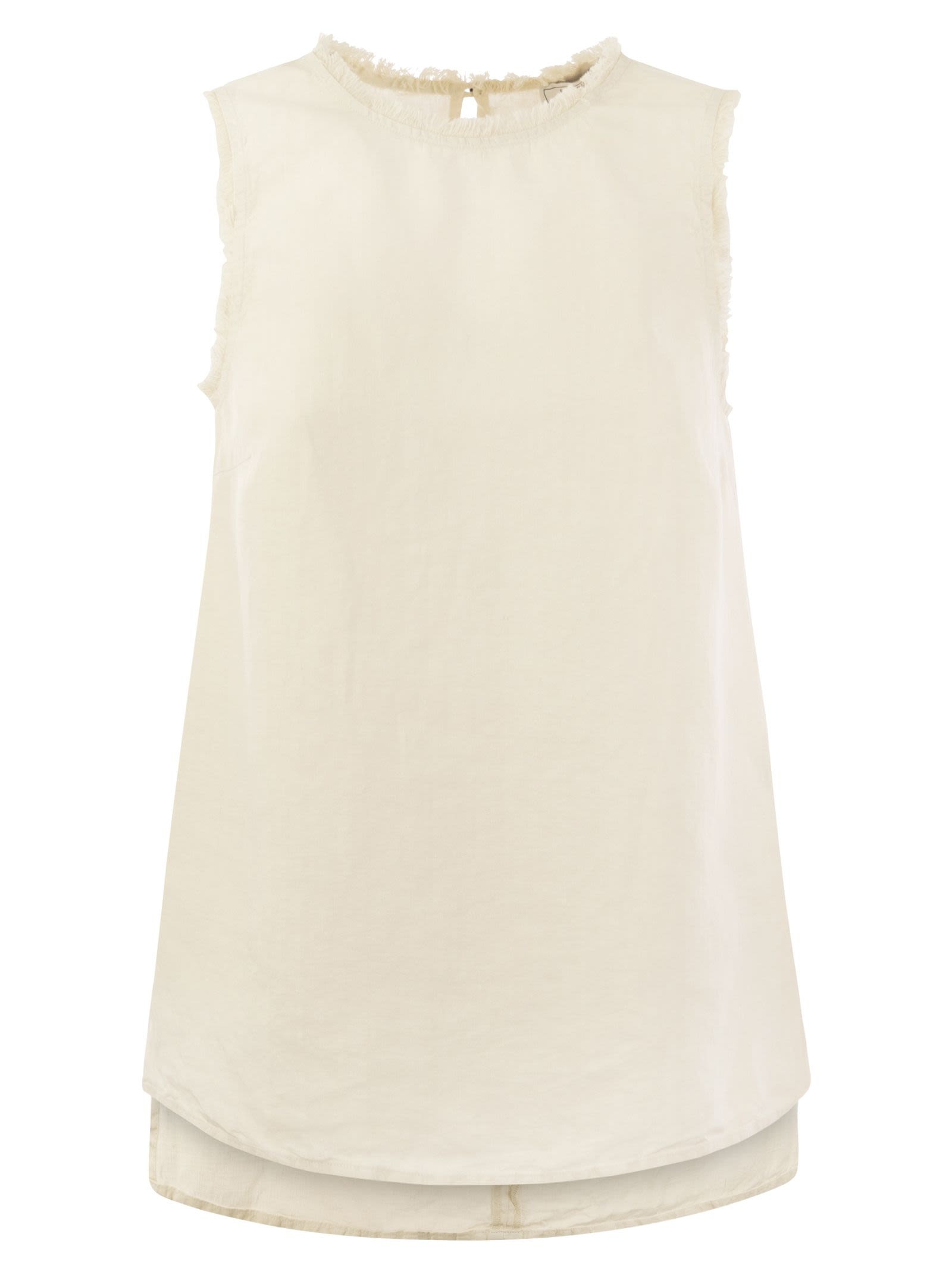 Peserico - Peserico Women Sleeveless Linen Top - 1