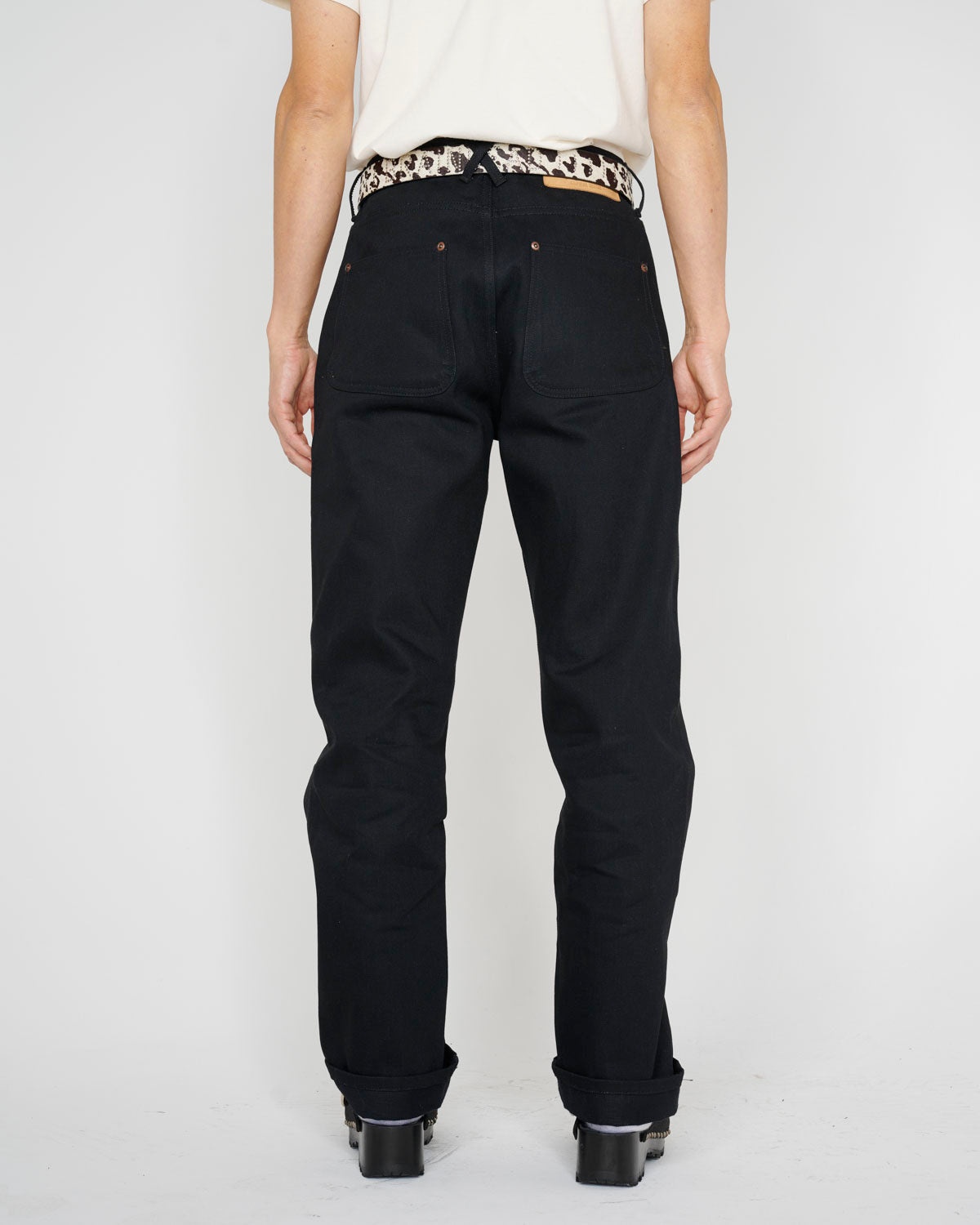 Type 01 13.2oz Selvedge Denim - Solid Black - 8