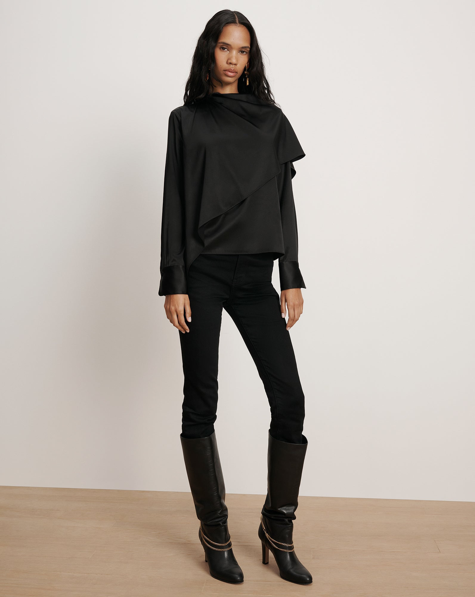 DALENEY SCARF BLOUSE - 3