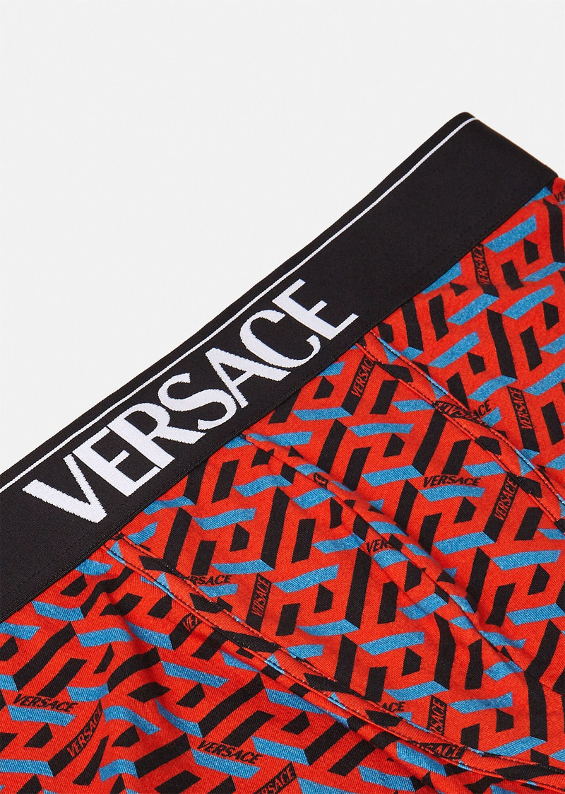 VERSACE La Greca Print Trunks outlook