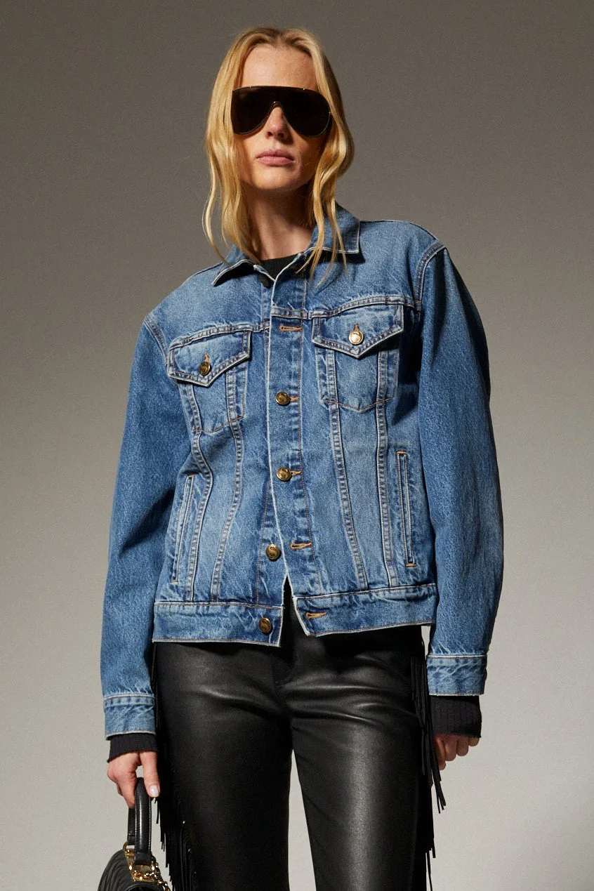 DENIM TRUCKER JACKET - 1