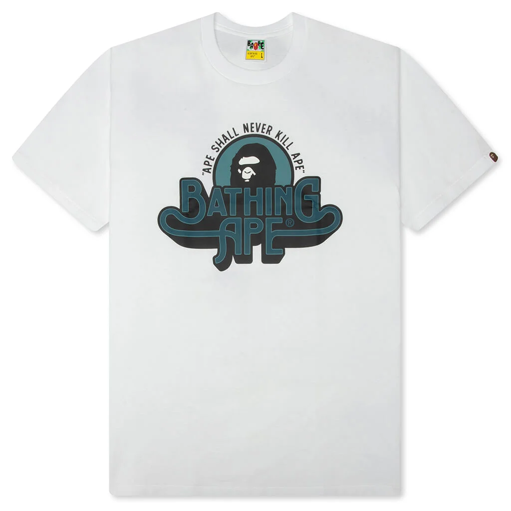 GENUINE GARMENT LOGO TEE - WHITE - 1
