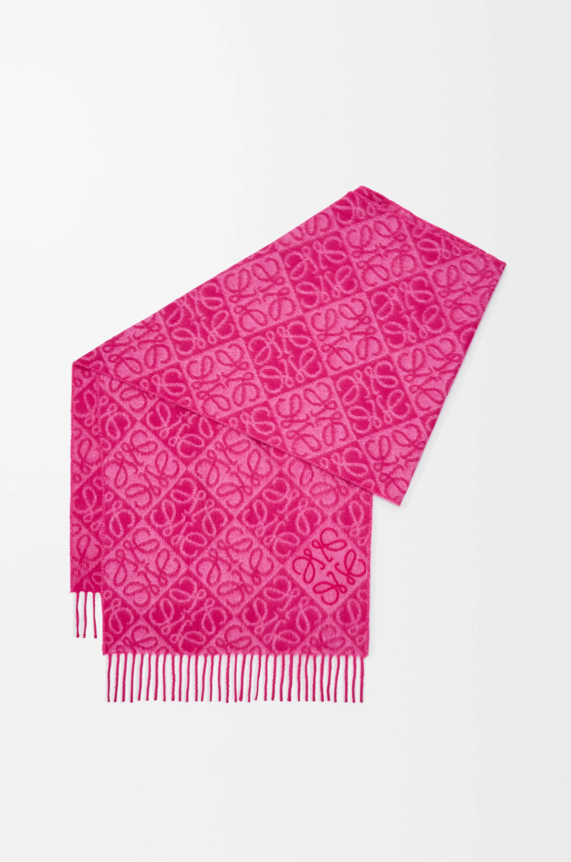 Anagram scarf in wool and cashmere - 1