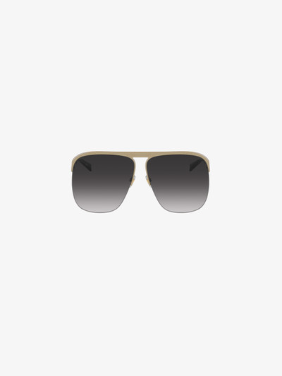 Givenchy GV Ray sunglasses in metal outlook