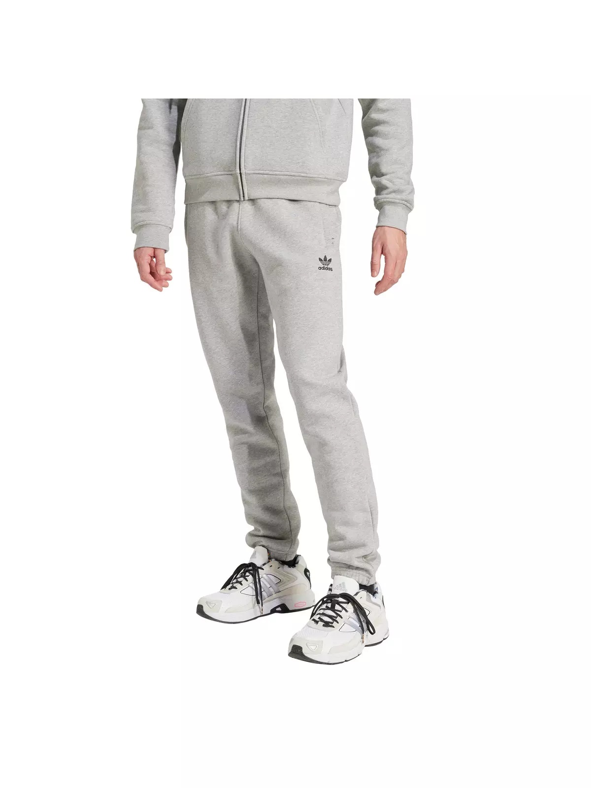 Originals Men's Trefoil Essentials Slim Fit Joggers - Grey - 3
