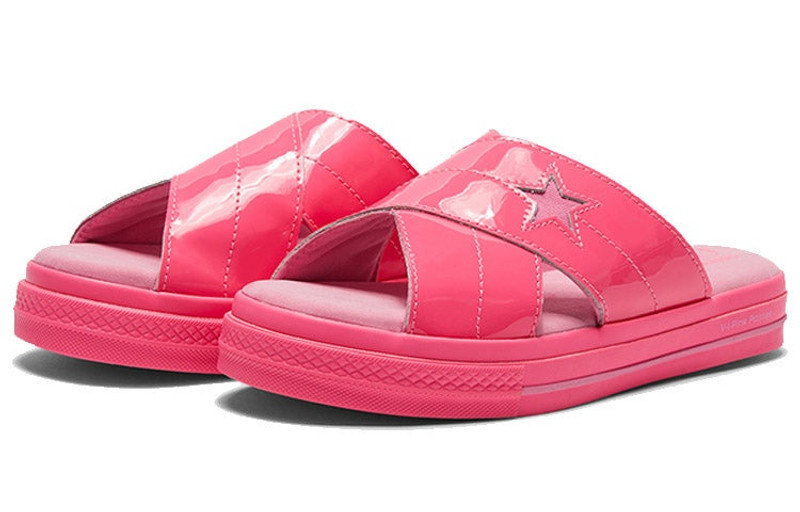 Converse (WMNS) Converse OPI One Star Slide Retro Unisex Pink Slippers 565662C outlook