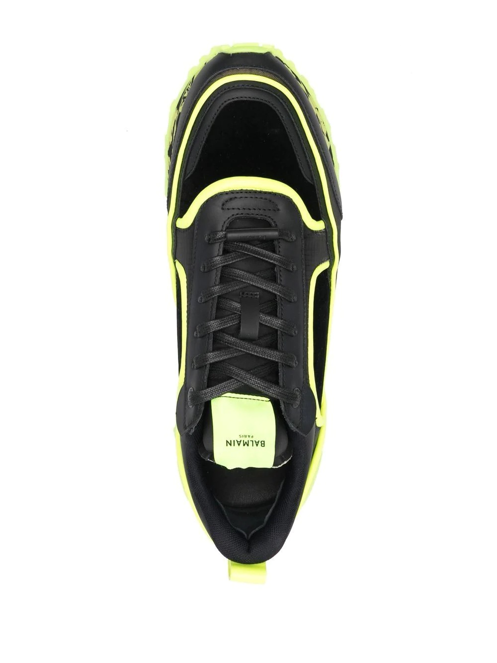 contrast-sole low-top sneakers - 4
