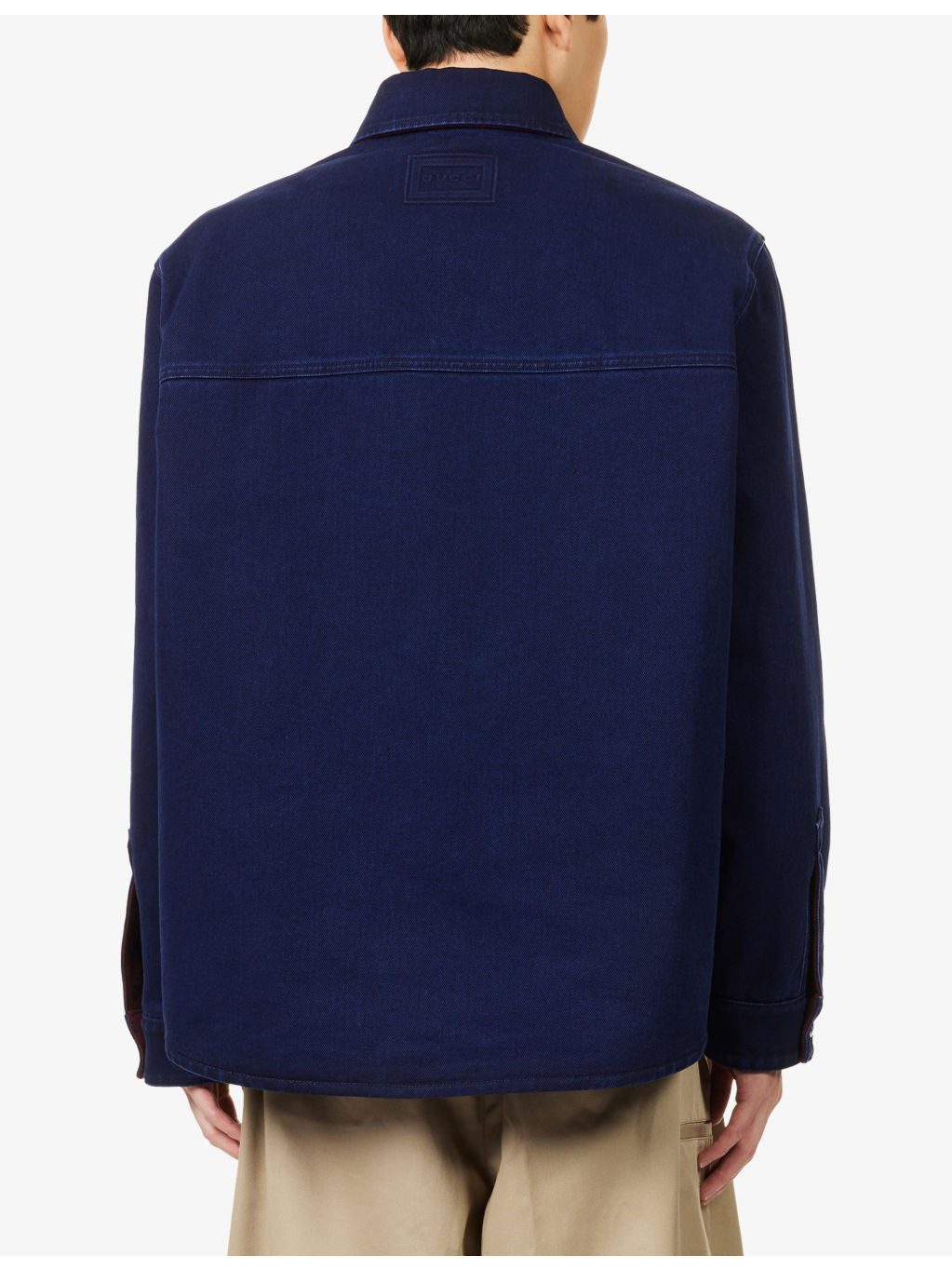 Reversible Oversized Denim Shirt - 4