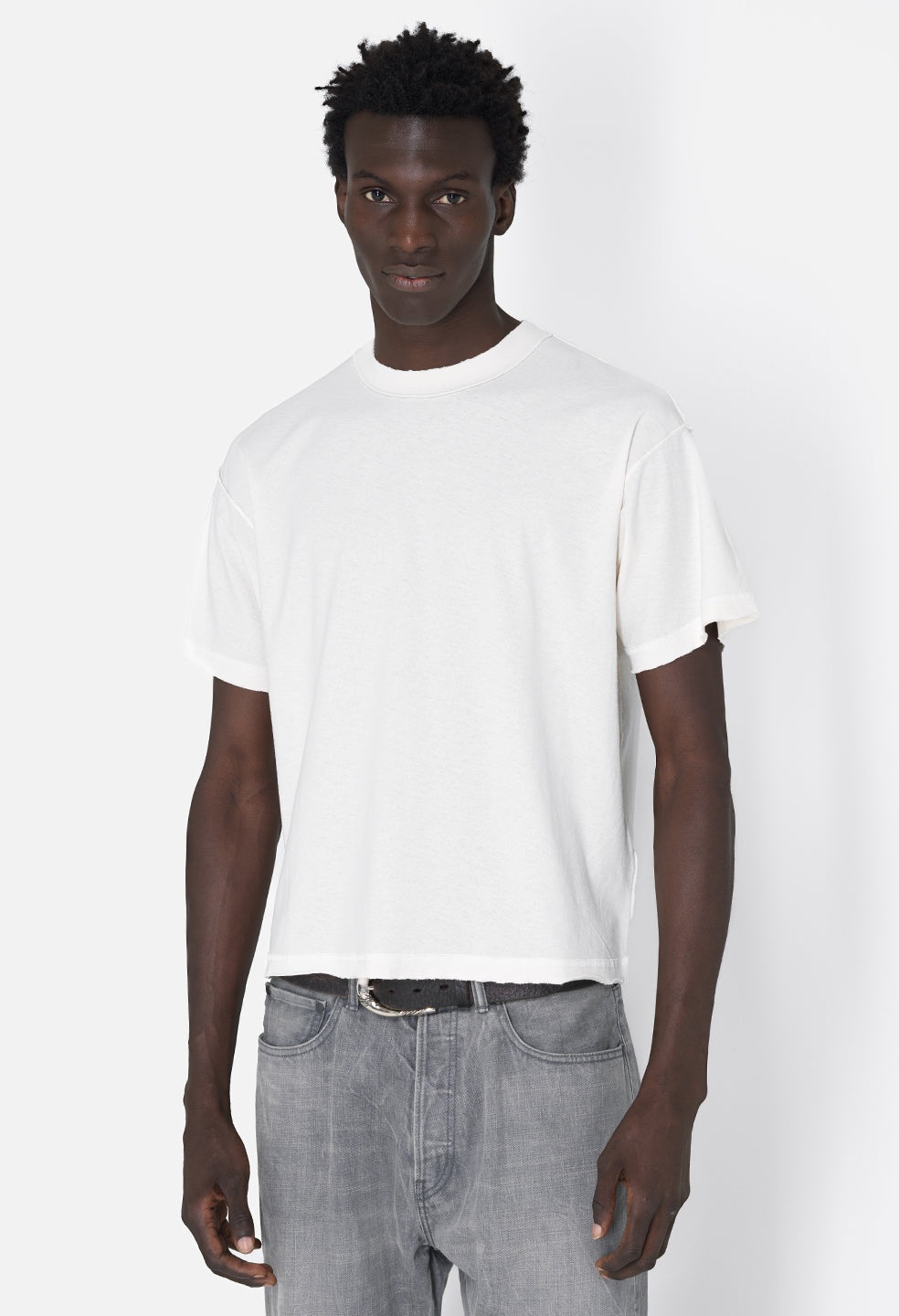 FOLSOM REVERSED CROPPED TEE - 5