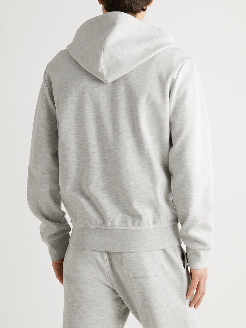 Mélange Jersey Zip-Up Hoodie 3