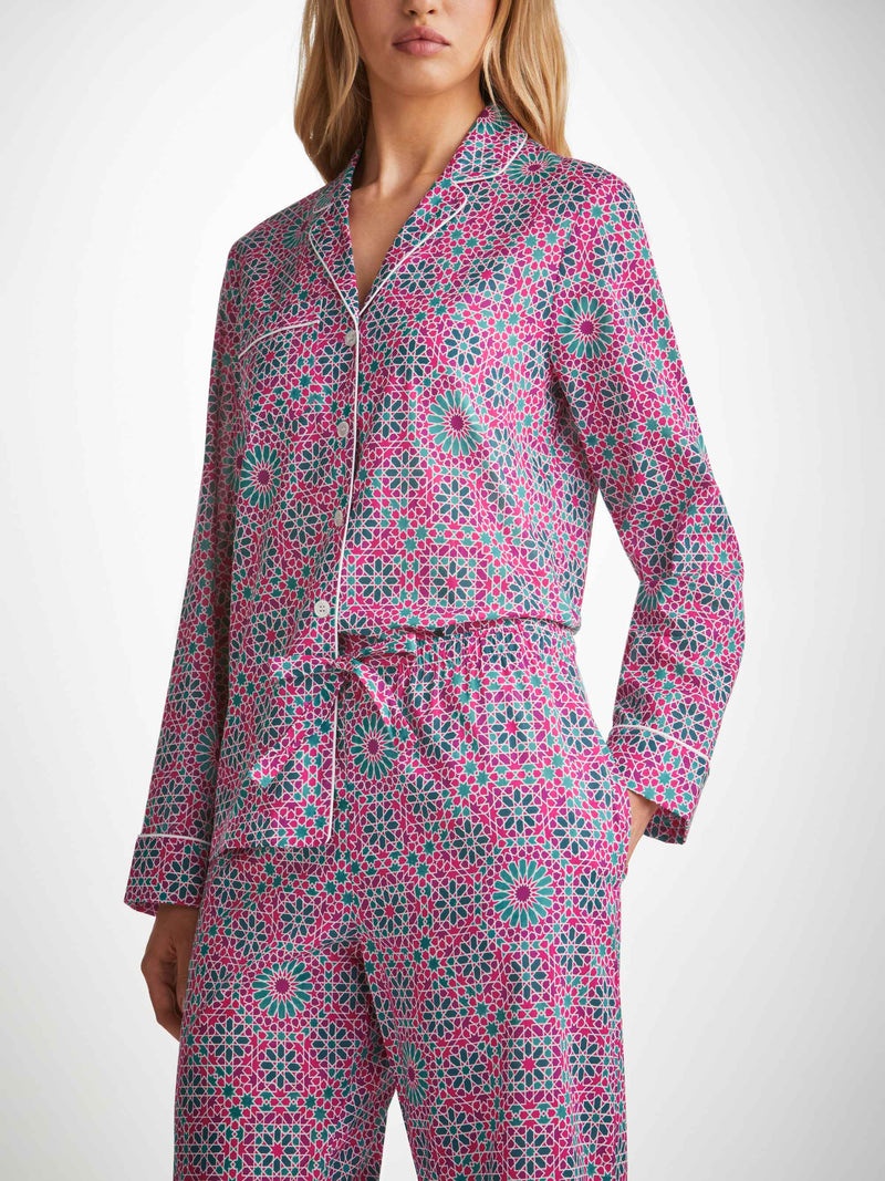 Women's Pyjamas Ledbury 69 Cotton Batiste Pink - 5