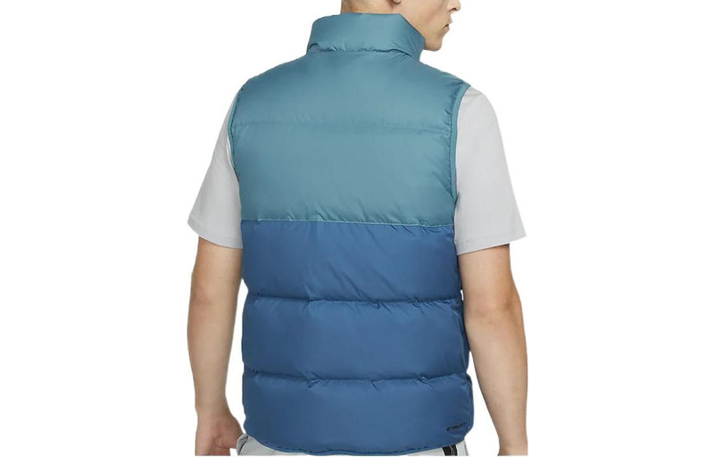 Nike Nike Sportswear Storm-FIT Sleeveless Puffer Windproof Vest 'Blue' DD6818-415 outlook