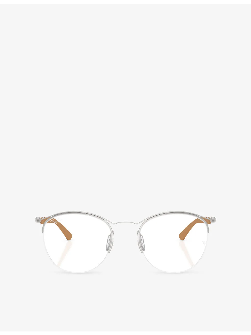 RX7553 Round-Frame Metal Optical Glasses - 1