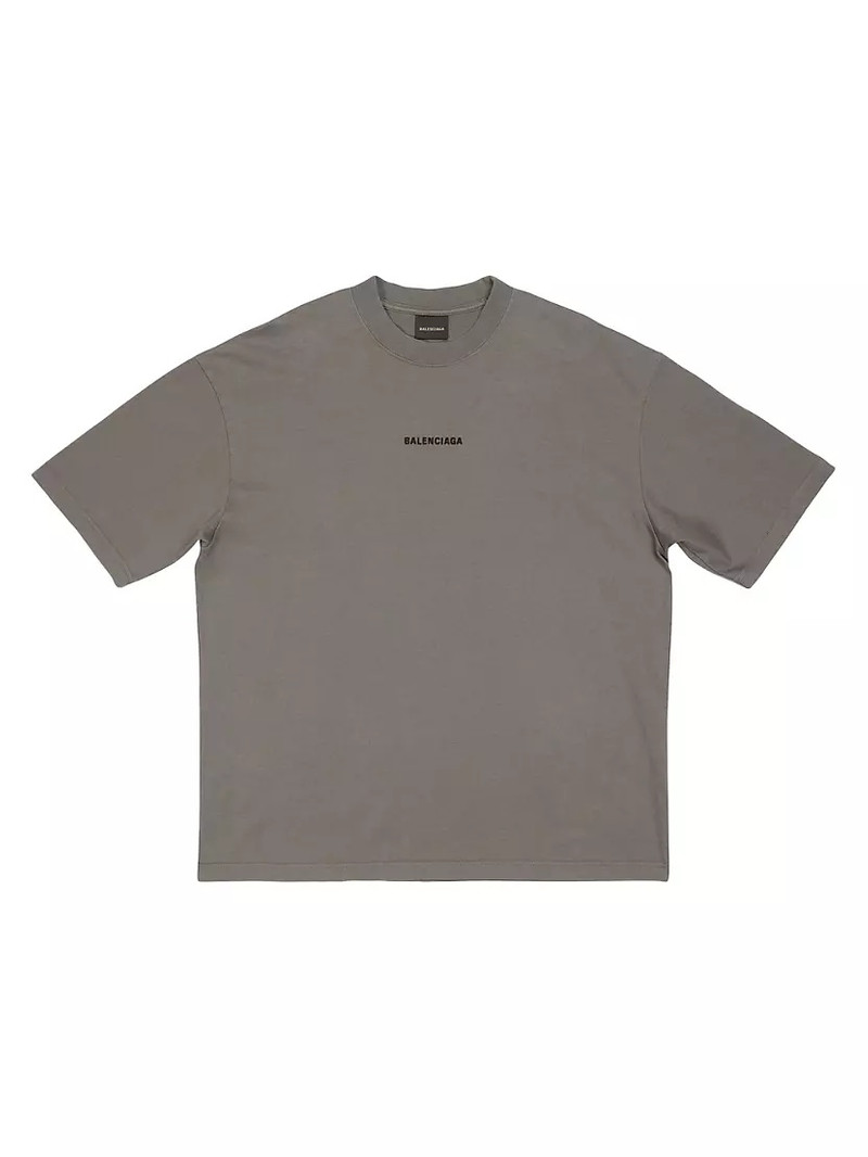 embroidered-logo cotton T-shirt - 1