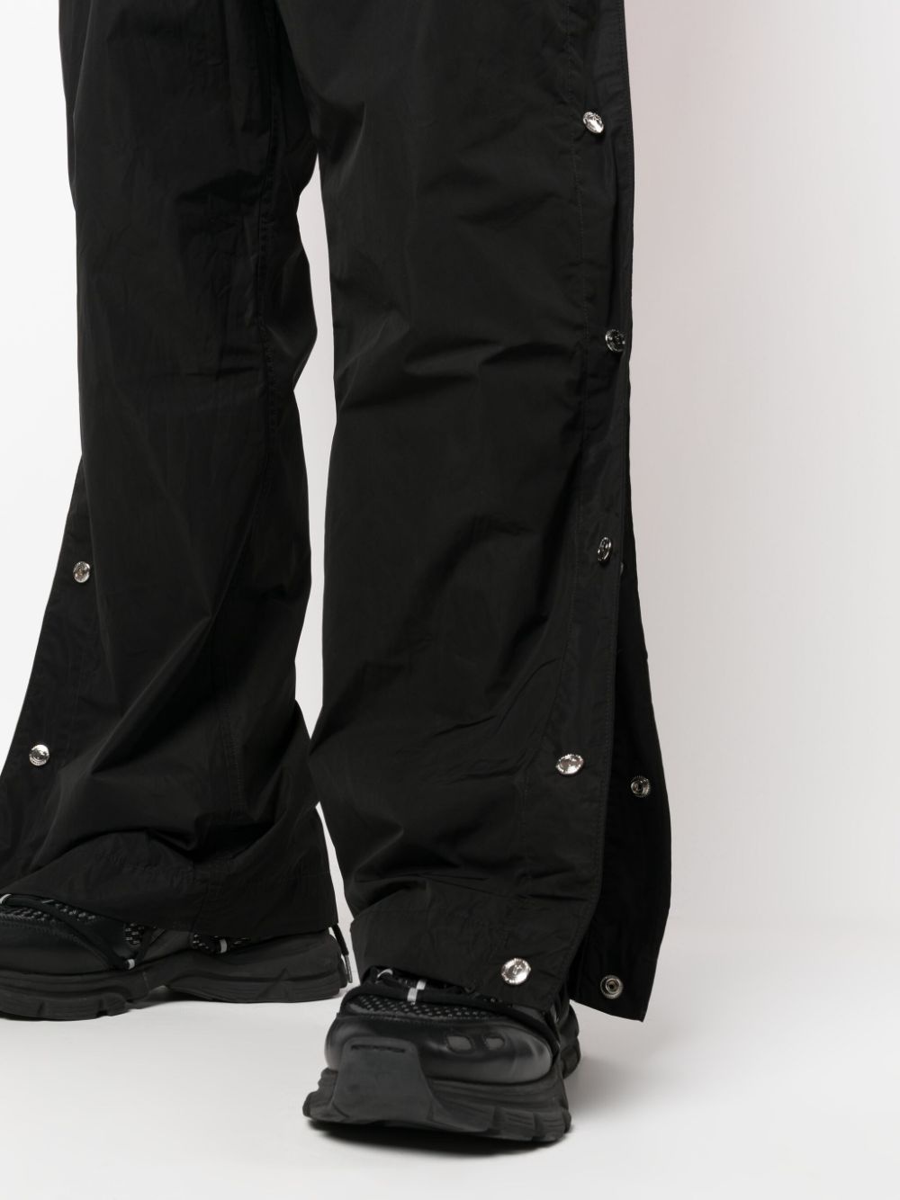 Rec press-stud straight-leg trousers - 5