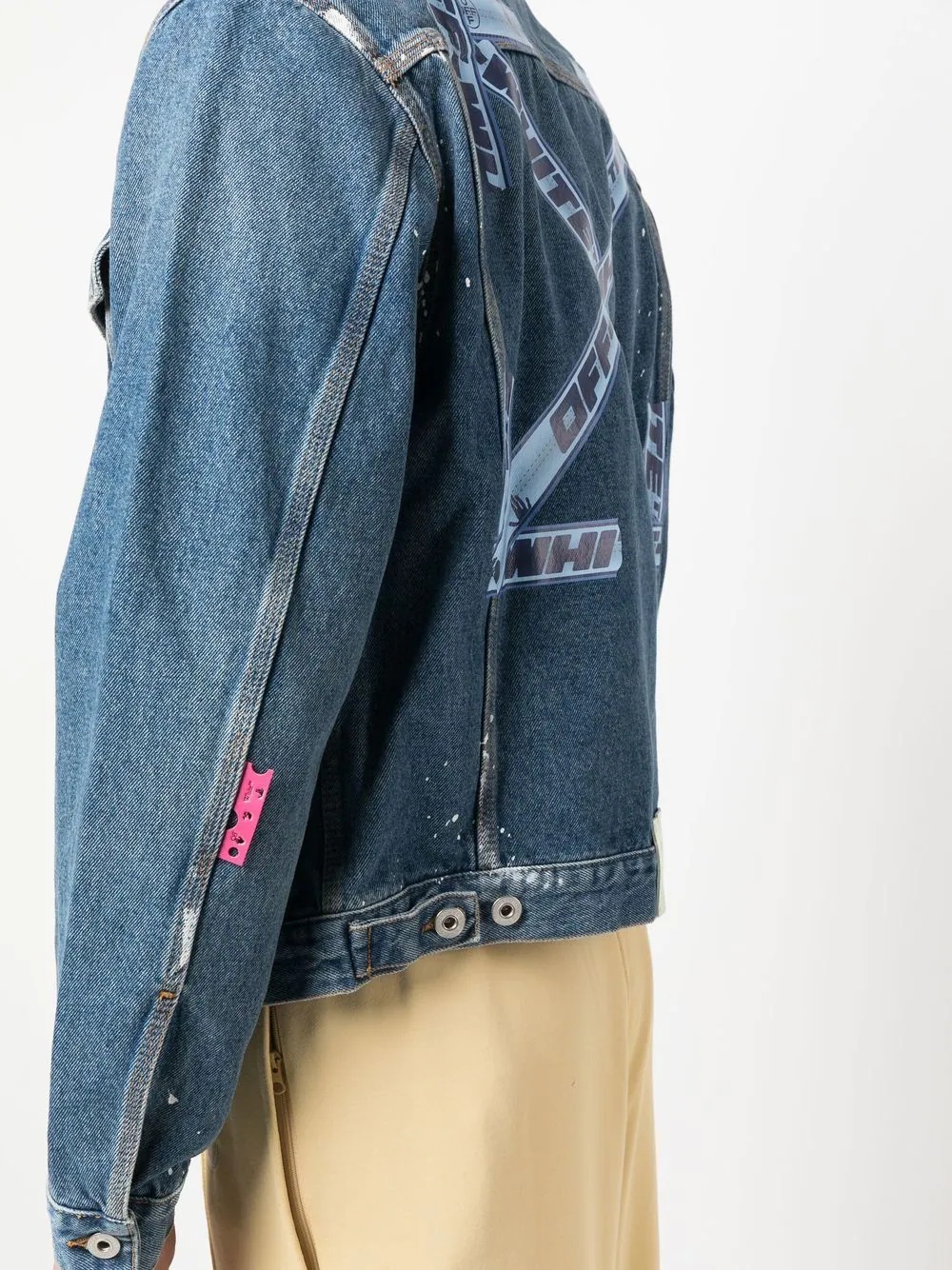 Tape Arrows Denim Jacket - 5