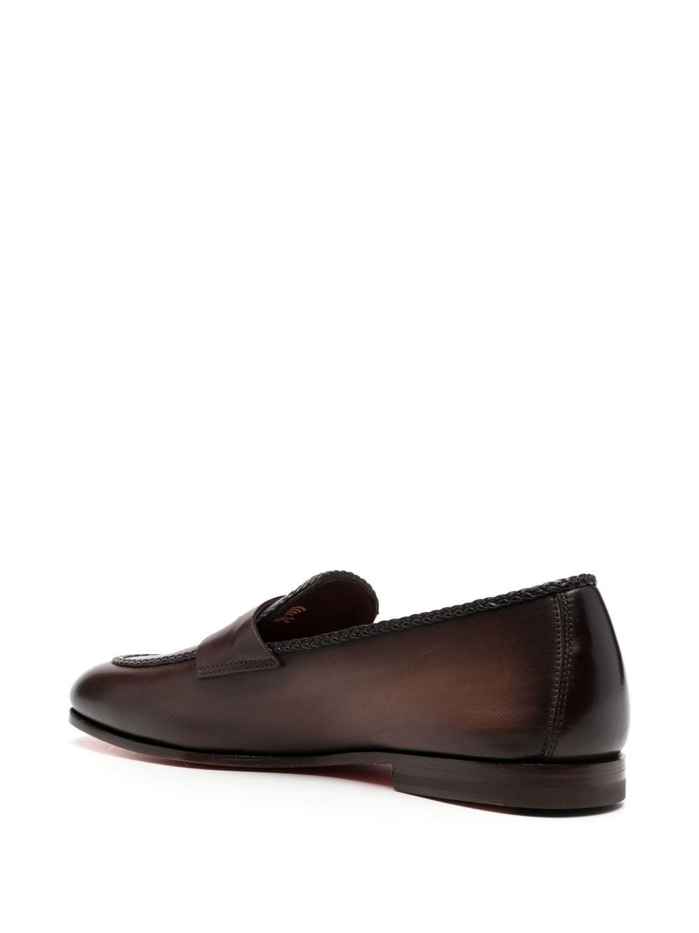 leather penny loafers - 3