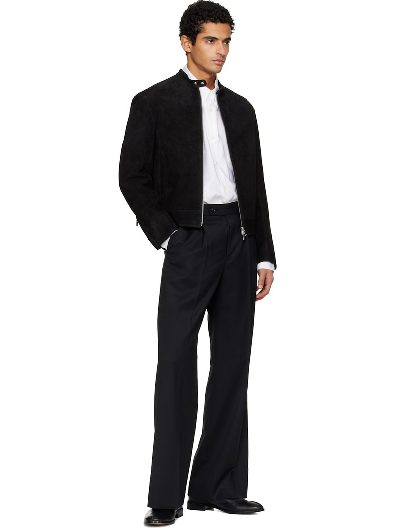 Tonywack Black Suede Racer Jacket outlook