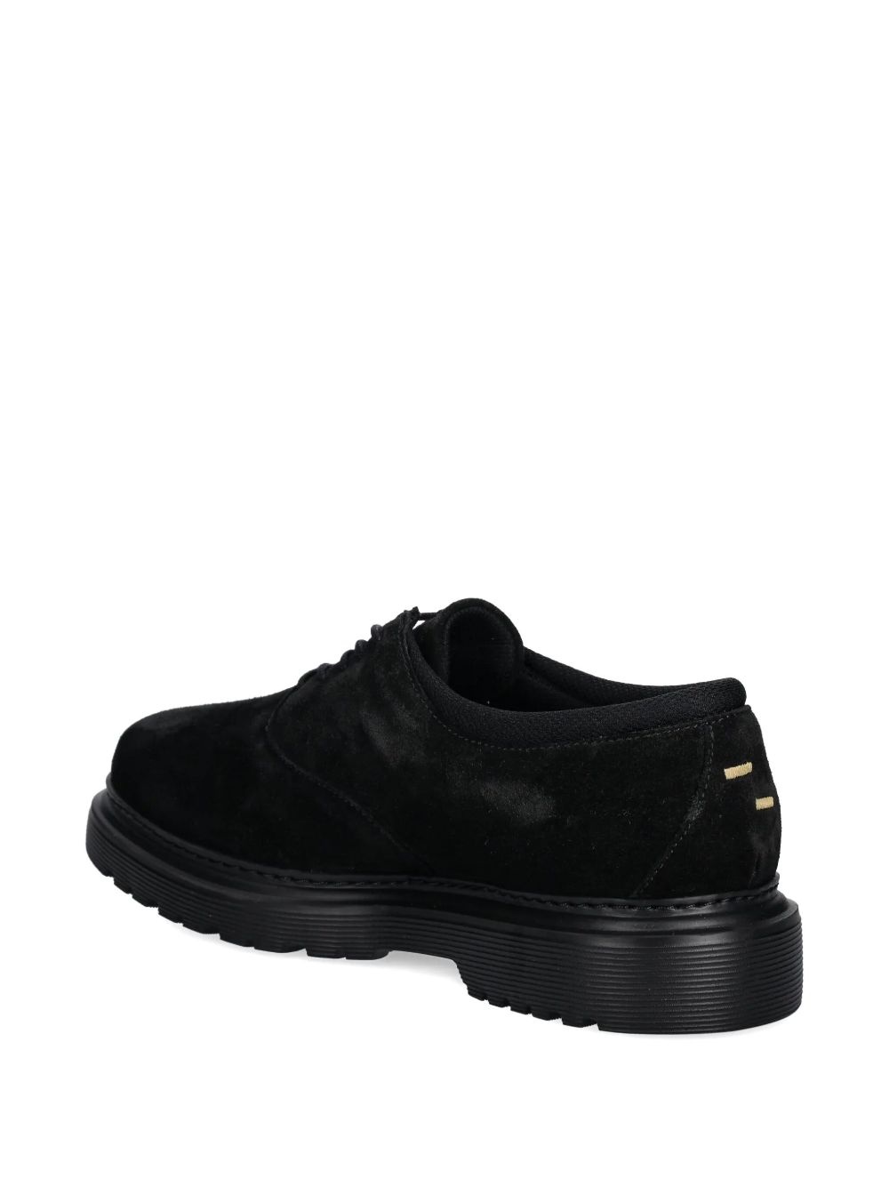 logo print lace-up shoes - 3