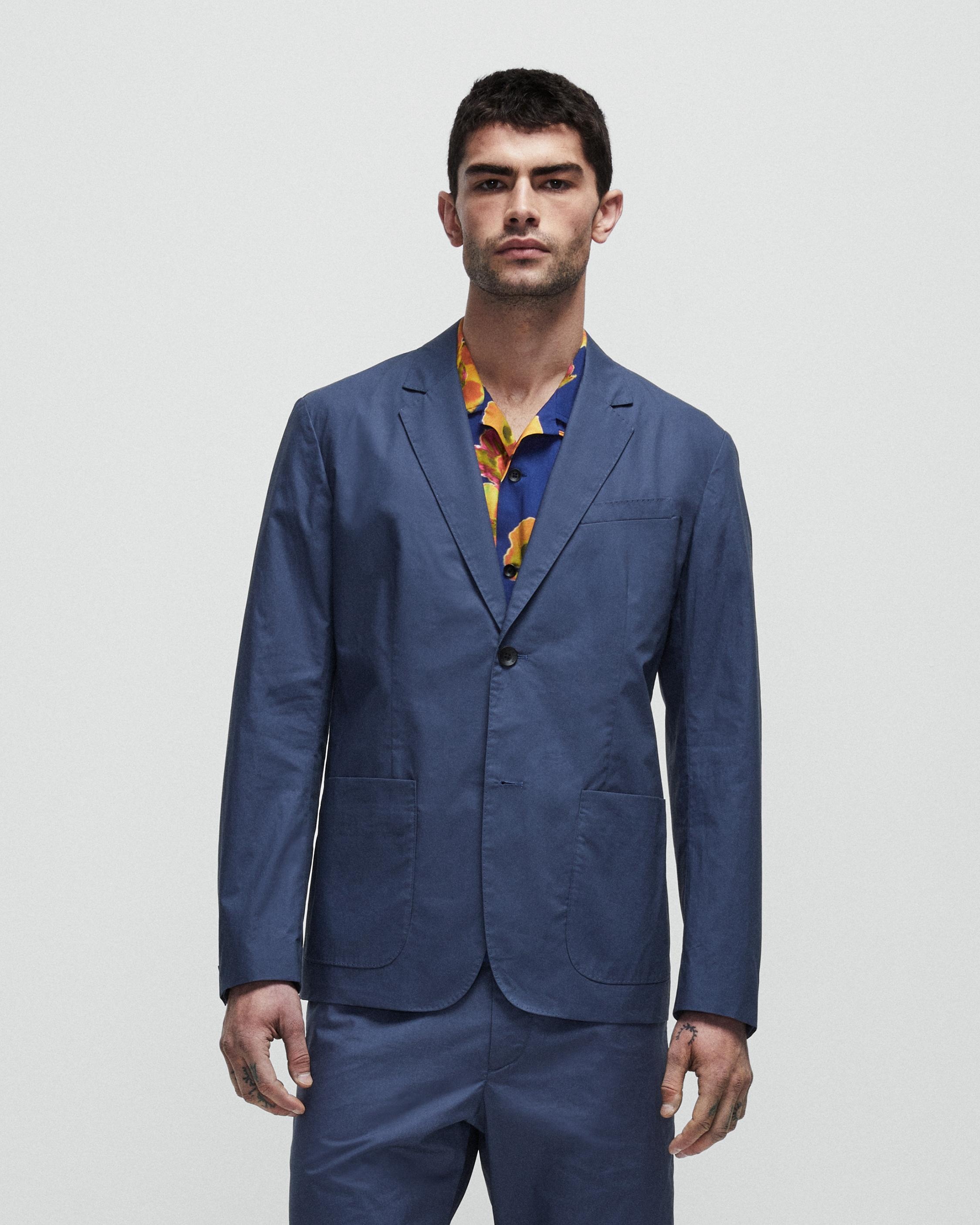 Shift Paper Cotton Blazer
Slim Fit Blazer - 4