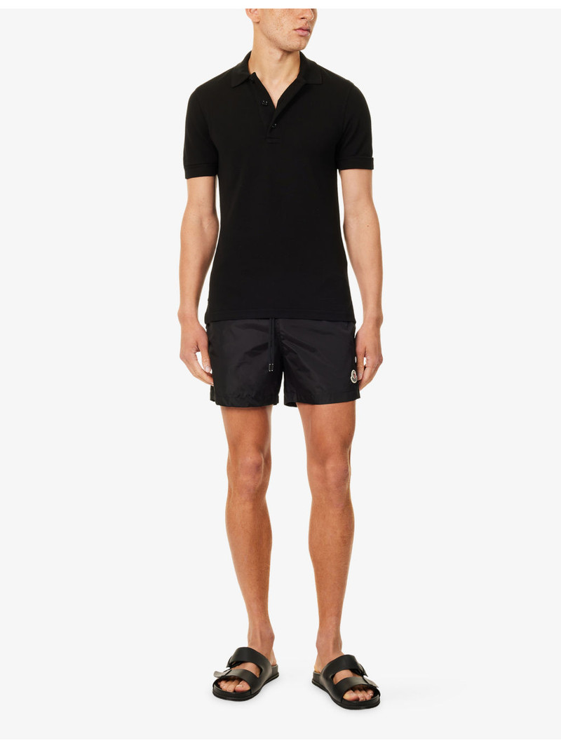 Moncler Brand-Badge Swim Shorts outlook