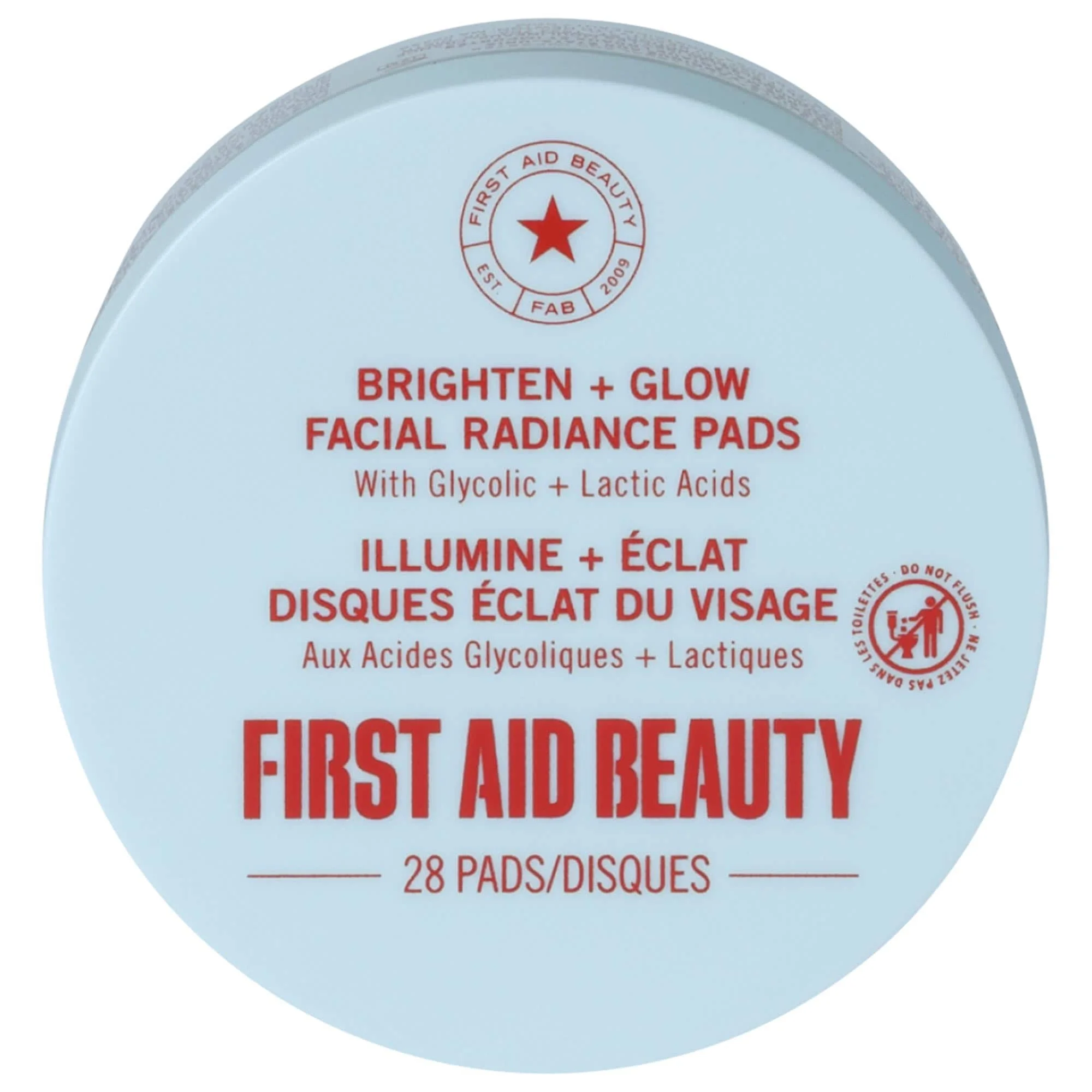 Brighten + Glow Facial Radiance Pads with Glycolic + Lactic Acids - 1