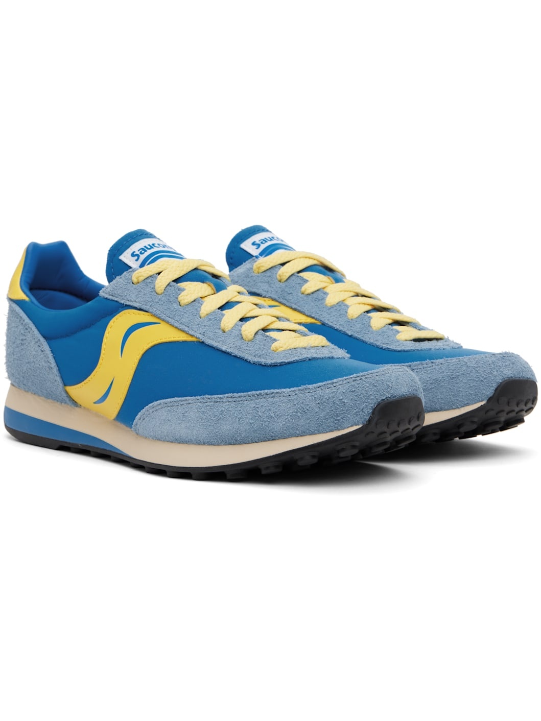Blue & Yellow Trainer 80 Original Sneakers - 4