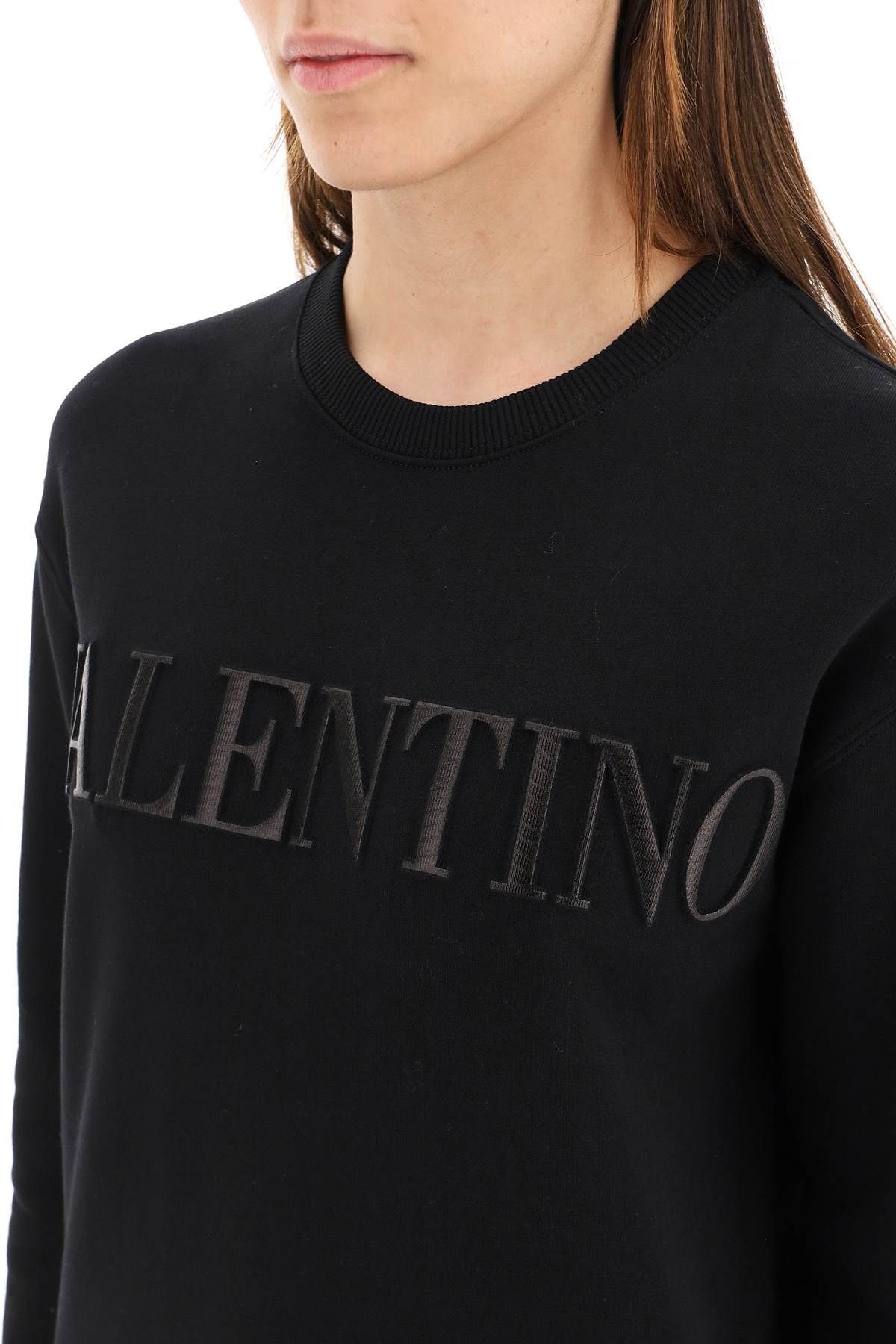 SWEATSHIRT WITH LAMINATED EMBOSSED LOGO - 5