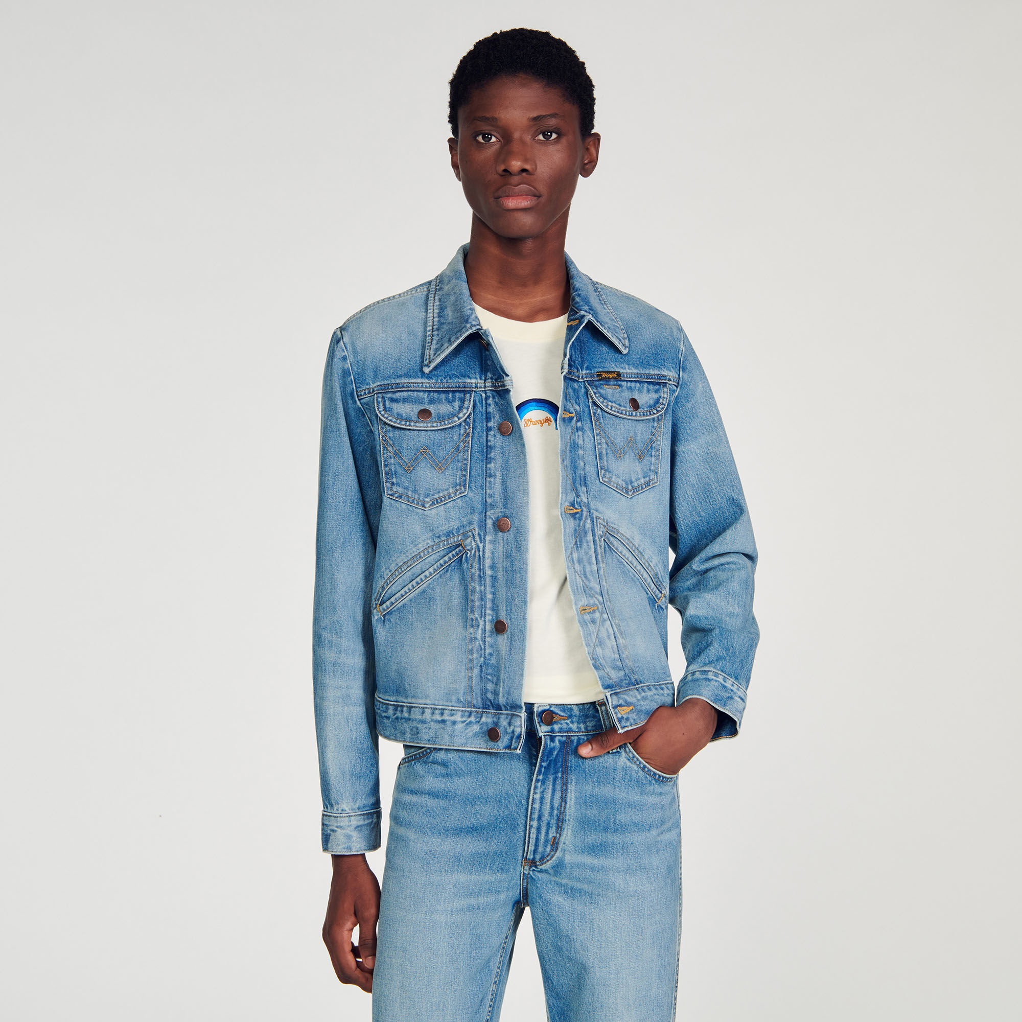 SANDROXWRANGLER FADED JACKET - 5