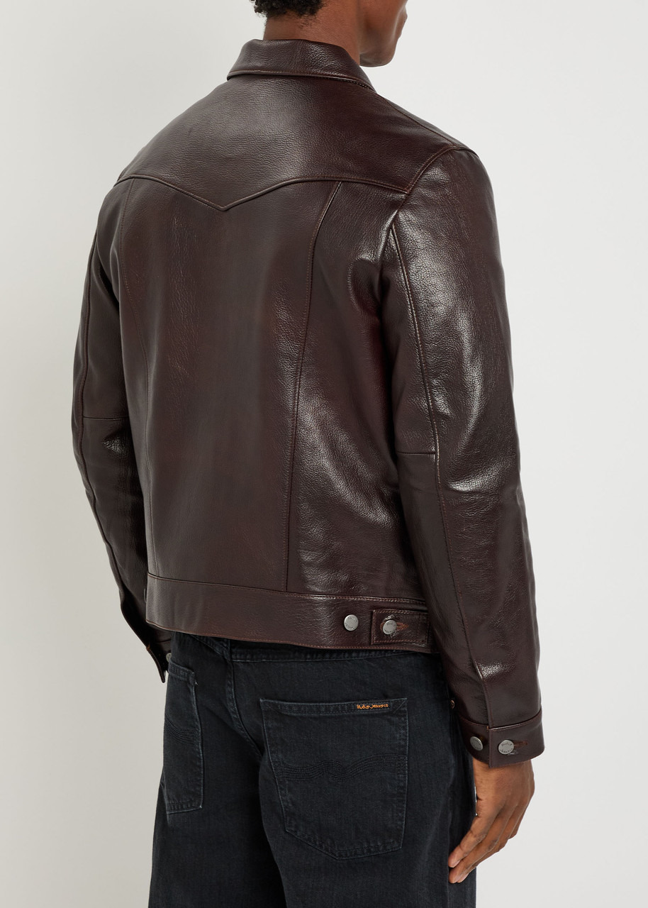 Nudie Jeans Joppe Western Leather Jacket - 3