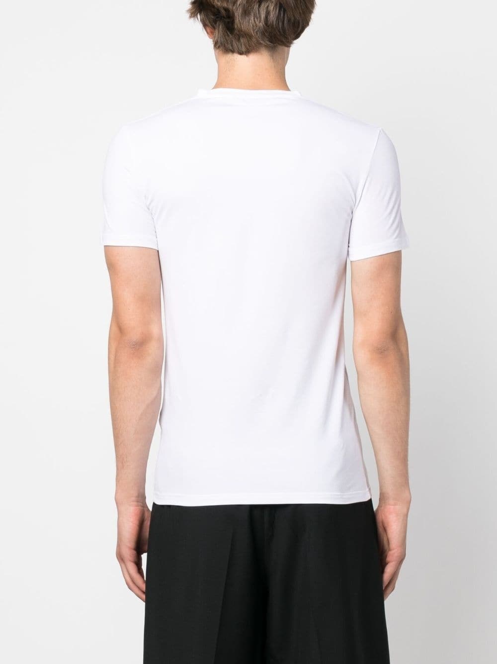 V-neck stretch-cotton T-shirt - 4