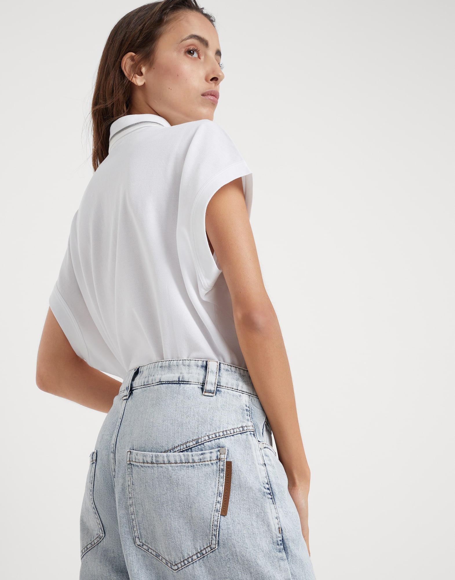 Soft denim relaxed trousers - 3